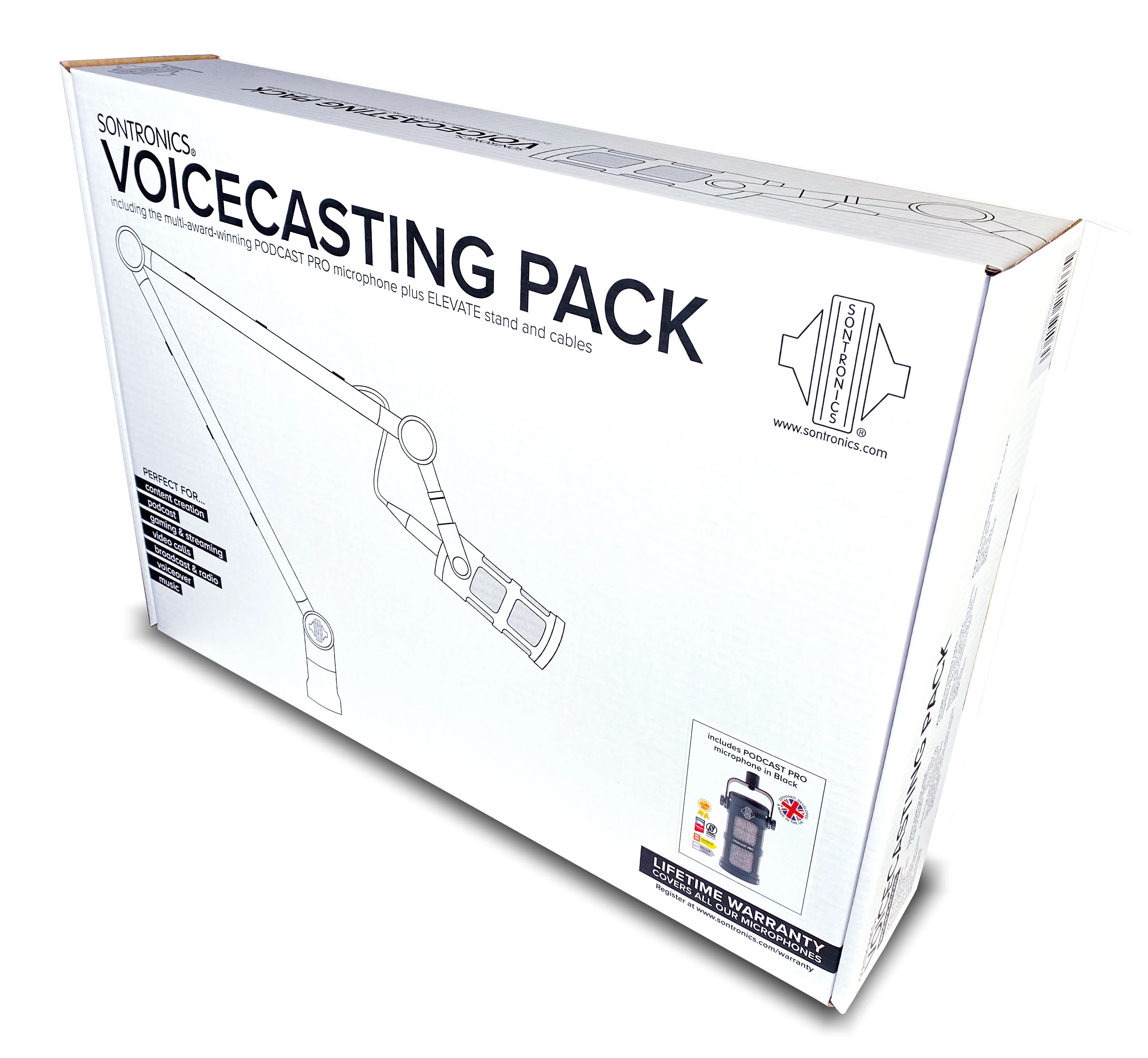 Sontronics Voicecasting Pack Black